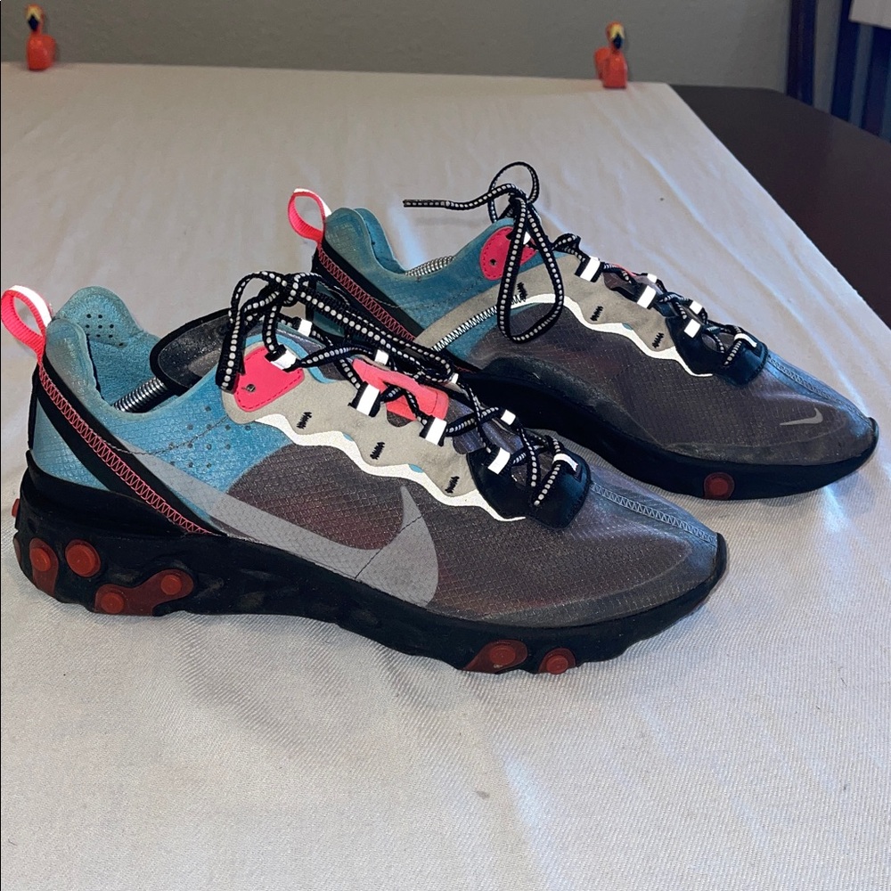 Nike React Element 87
Blue Chill Solar Red SZ 11.5 - Picture 7 of 12